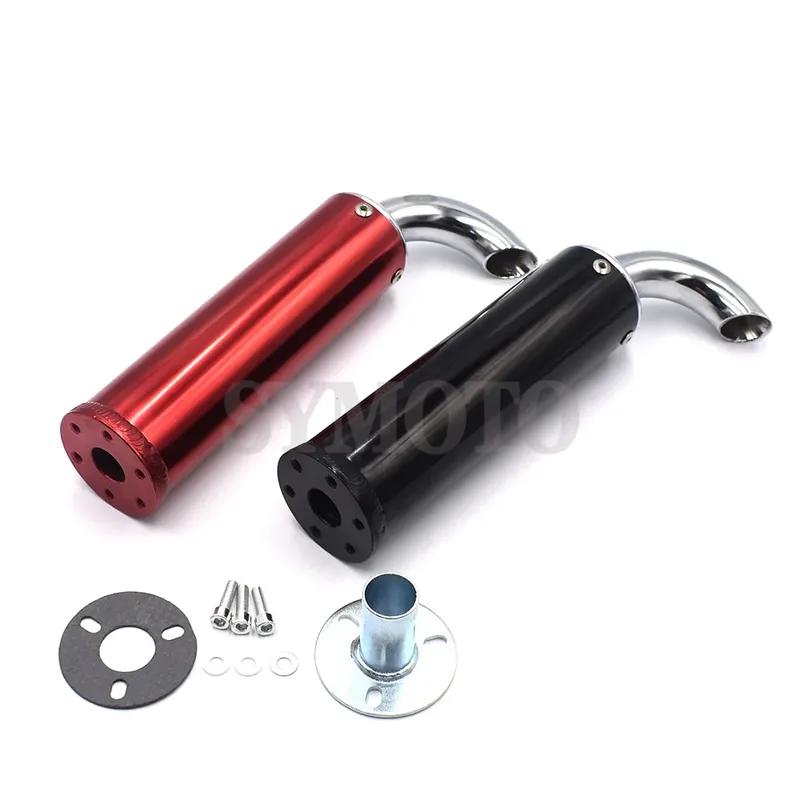 Universal Metal Motorcycle Racing Exhaust Muffler Silence Silencer Scooter 2 Stroke Motorcycle Exhaust Pipe Muffler