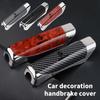 Car Handbrake Grips Guard Case Universal Carbon Fiber Patterned For X1 X3 E39 E46 E30 E36 E87 E60 E90 F26 G02 E70 F15 E53