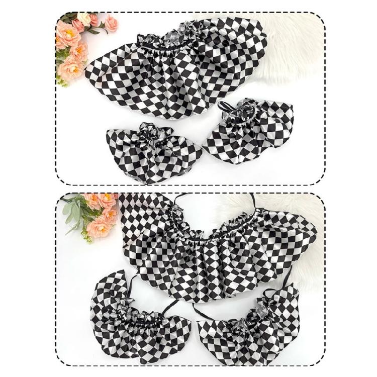 Clown Roleplay Cosplay Costume Outfit Halloween Clown Dressing Up Set Clown Collar Clow Gloves Hand Sleeves