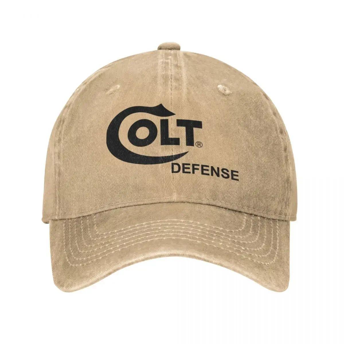 

Colt Baseball Cap Handgun Logo pop Rock Adjustable Washed Hip Hop Hats Men Adult Fitted Retro Design Baseball Caps Adjustable