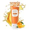 LUMOTY Oranžový enzymatický exfoliační gel na obličej a tělo | Čisticí peeling s vitamínem C | Odstraňovač odumřelé pokožky | Rozjasňující a čisticí gel na póry | Fo