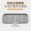 Silicone Soap Dish Bathroom Kitchen Draining Mat Storage Tray Creative Soap Dish