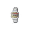CASIO Life Waterproof Quartz Steel Strap Men and Women Same Style Gold Dial A168WEHA-9AJF