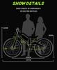 DUOTTS N26 Adult Electric Bike 750W Motor, 48V 20Ah Samsung Battery, 120km Range, IPX4 Waterproof, 55° Grade Climbing