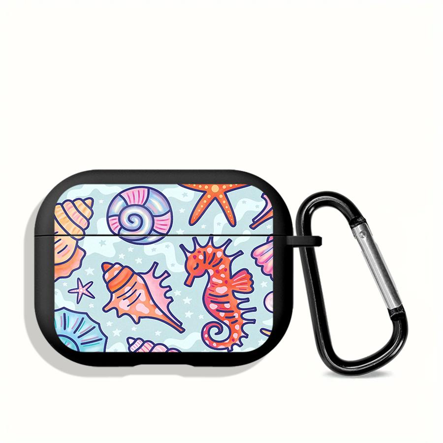 Case For Airpods 1 Pro Pro3 4 Pro2 3 2 Earphone Cases Cover Colorful Marine Organism