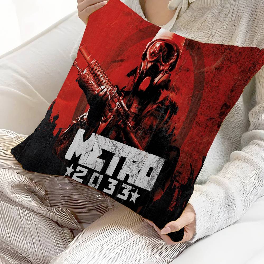 M-Metro 2033 Personalized Pillow Cover Kids Bedroom Wild Party Decor Pillowcase kid Birthday shower Gift