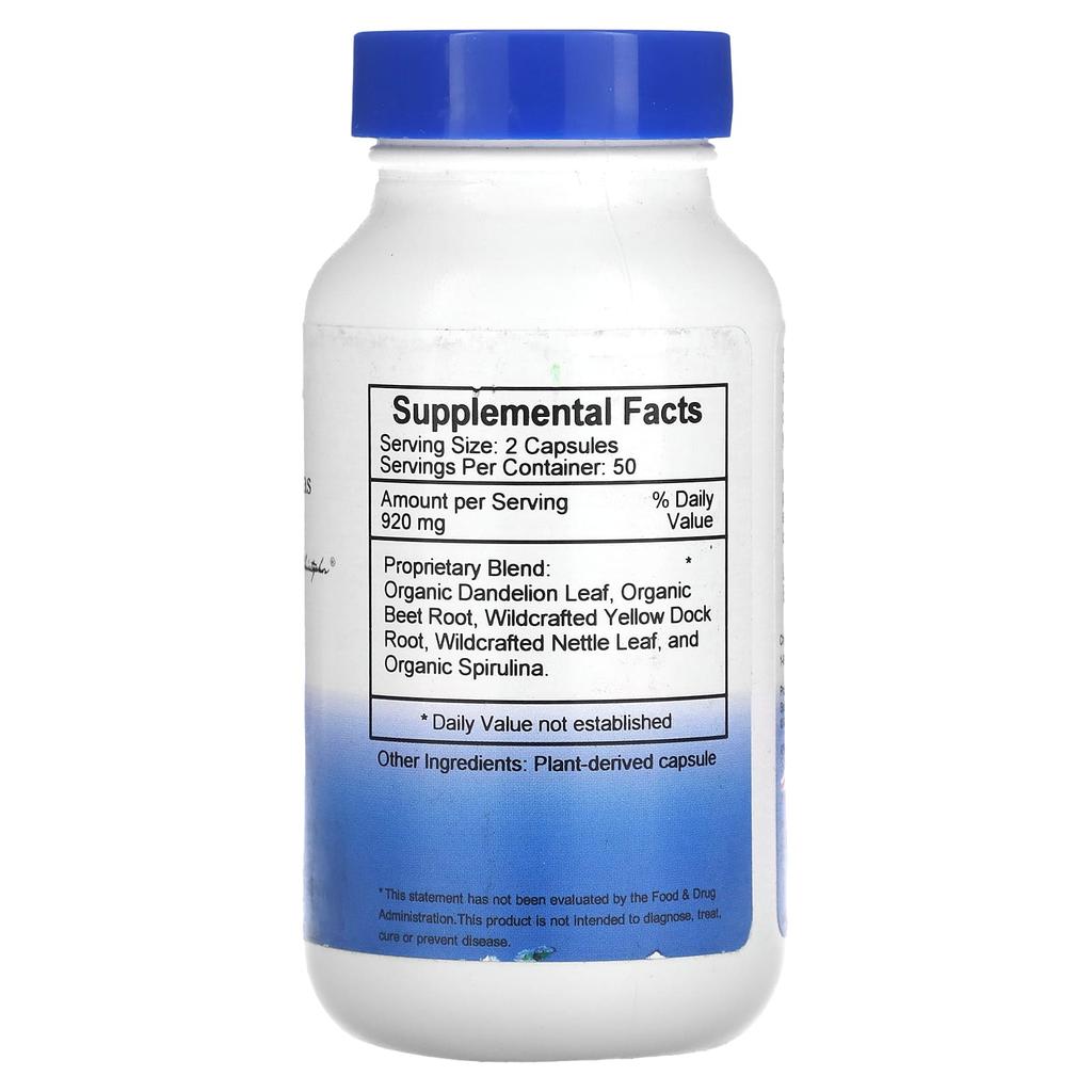 Christopher's Original Formulas Herbal Iron Formula, 475 Mg, 100 Veggie Capsules