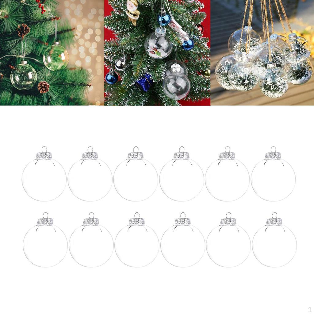 12 Pieces Christmas Ornaments Balls Tree Hanging Xmas