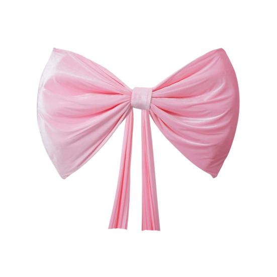 Large Velvet Bow Tie Pendant Tree Topper Wreath Christmas Bows Pillar Wedding Holiday Stair Railing Porch