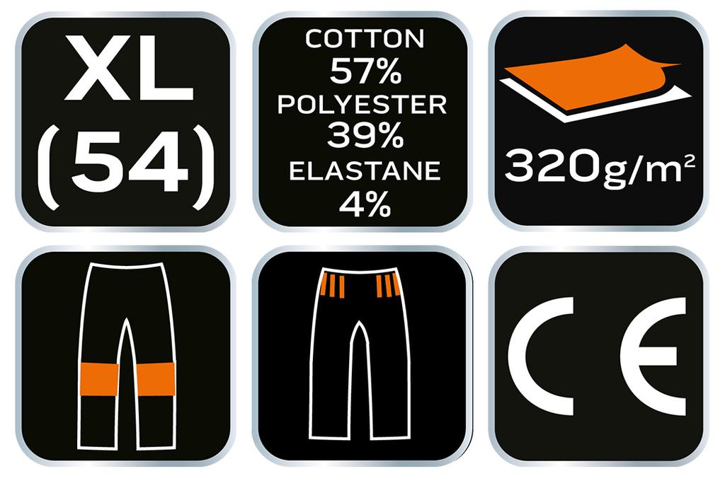 COMFORT Sweatpants, Black and Gray, Size XL