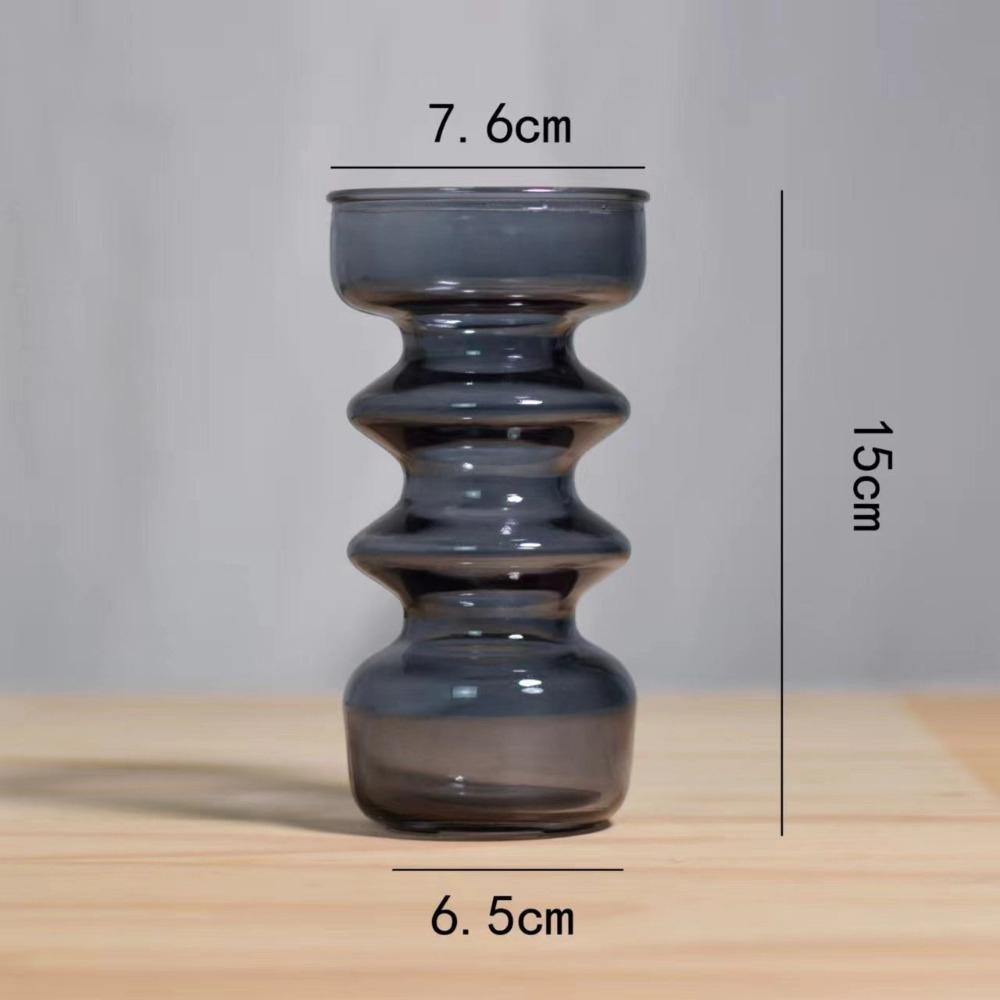 Colorful Vases Glass Ornaments Desktop Decorations Dried Flower Bouquets Living Rooms Flower Arrangements Vintage Vases