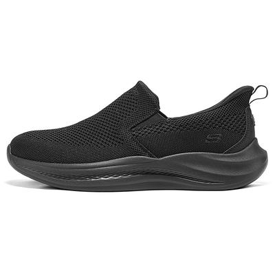 Slip-Ins Comfortable Walking Shoes Easy On And Off Lightweight Low Top Casual Shoes Men Sneaker Black 211085-BBK