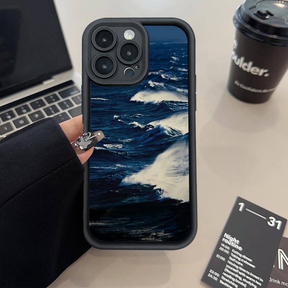 

Case For Xiaomi 13 12 11 Lite 5G 14 13T 12T 12X Colorful Painted Wave Pattern Phone Cover For Poco X6 X5 X3 F5 F6 M6 Pro 4G Case Mi 11 Lite 5G