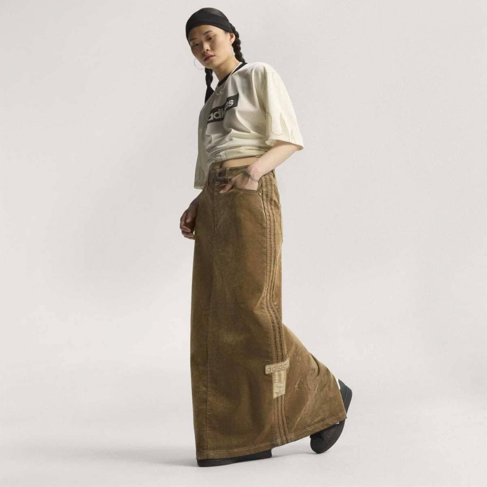 Adidas Adibreak Maxi Skirt Brown  Jy2397 