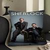 S-Sherlock Holmes Detective Series Pillow Cover Sofa Cushion Cover Home Room Decoration Children Gift