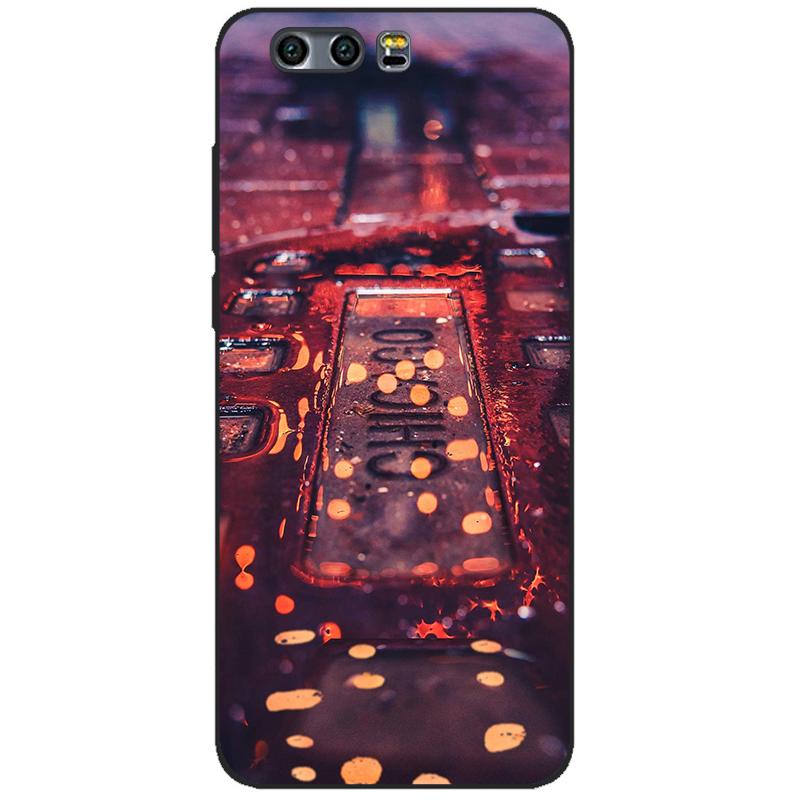 Custodia Per Huawei Honor 9 STF-L09 STF-AL00 STF-AL10 Stampata Honor9 Morbida Custodia Posteriore in Silicone TPU Cover per Telefono Honor 9 Custodia Bumper
