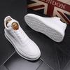 Fashion Red Bright Casual Shoes Men's New Thick Soles Bright Face Men's Shoes Youth 100 High Top Board Shoes In the Upper Short Boots 2