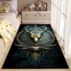 Mystical Antlers Symbolism Intricate Design Carpet Yoga Living Room Room Decor Children's Crawling Mat Doormat Area Rug