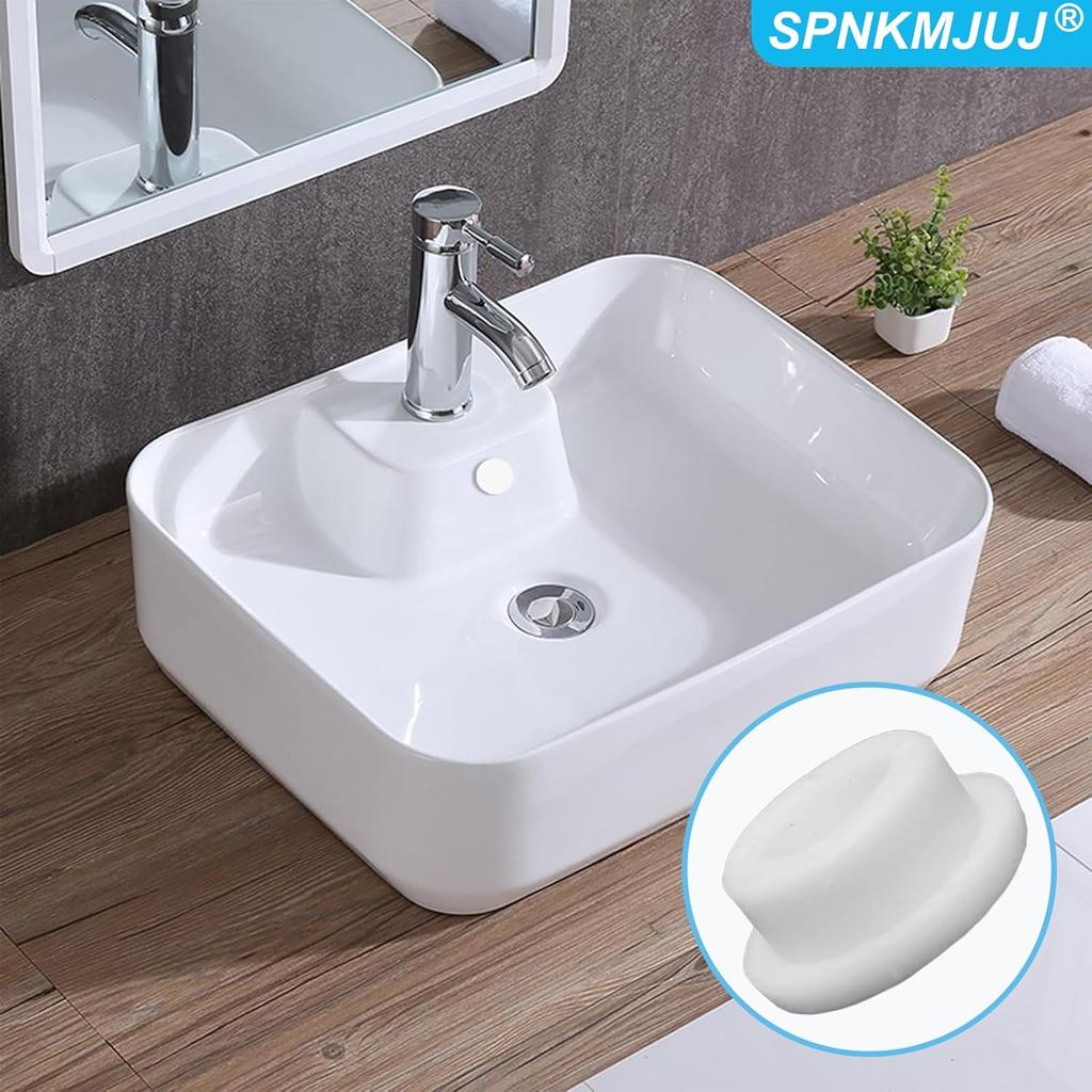 32 PCS Bathtub Jet Covers Silicone Hole Plug Waterproof Tube Plugs White 4 Sizes Bathtub Plug Fit for 12mm 14mm 16mm 22-23mm Bathtub Hole