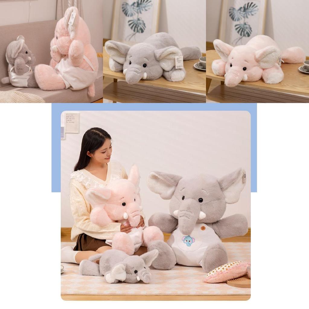 Adorable Elephant Plush Toy For Kids Soft Stuffed Animal Doll Perfect For Birthdays