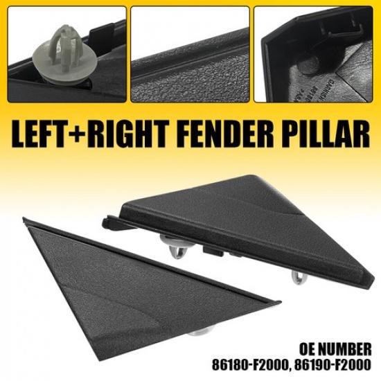 2 шт. Накладка на угол бокового зеркала, треугольная накладка на крыло для Hyundai Elantra 17-20