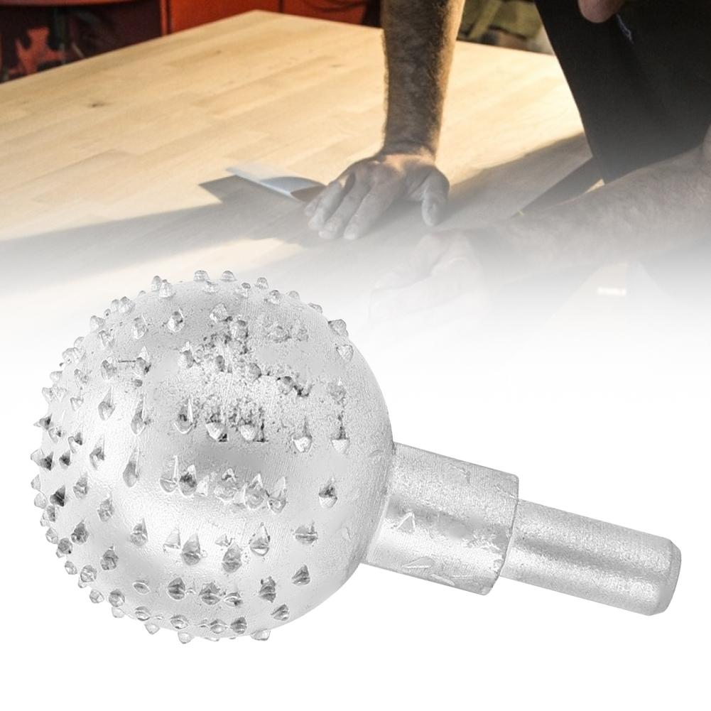 

Резьба Полировка Шар Круглый Серебристая Сталь Деревообрабатывающий Инструмент для Формирования Шлифовки Дерева