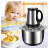 800W 5L 3 Speed Food Mixer Blender Stainless Steel Electric Chopper Mincing Machine Food Processors Electric Meat Grinder