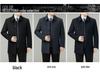 Brand Men's Double-Sided Cashmere Winter Coat, Mid-Length, Business Casual with Detachable Lapel