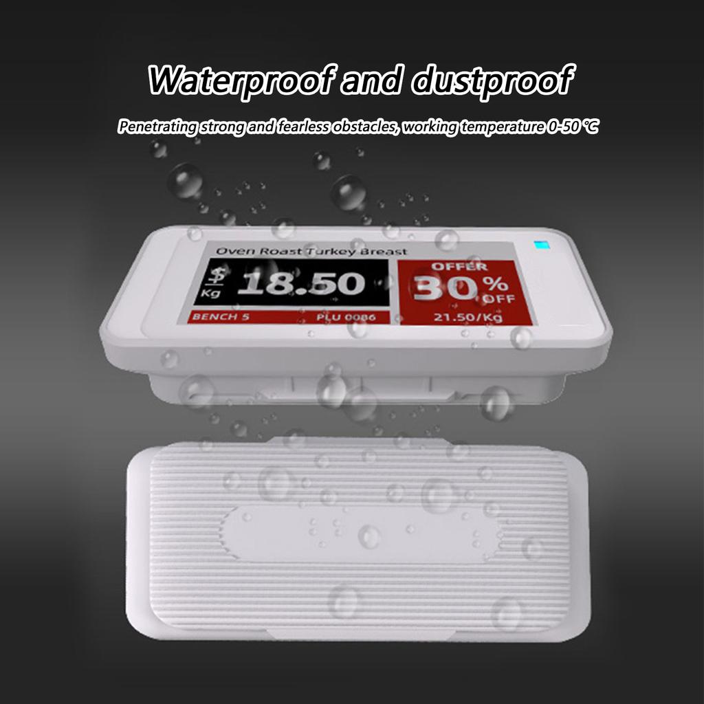 IP65 Waterproof Electronic Shelf Labels Ink Screen Wireless Bluetooth-compatible Retail Inventory Management System for Retail