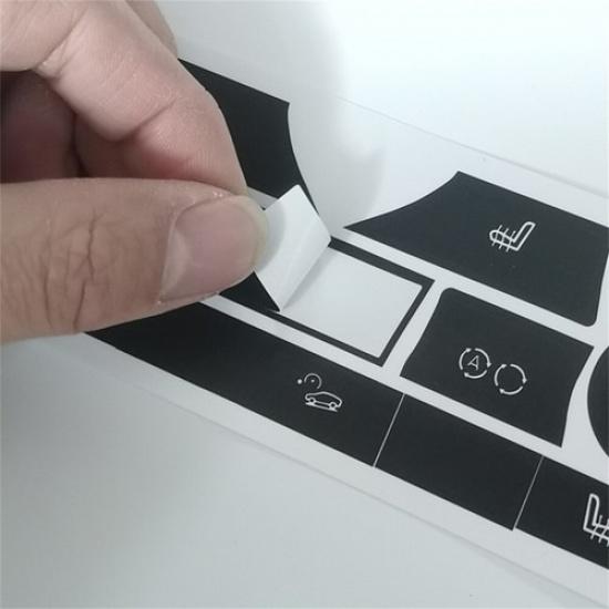 AC Control Button Repair Decal Sticker for 06-11 BMW 325i 328i 335i E90 E91 E92