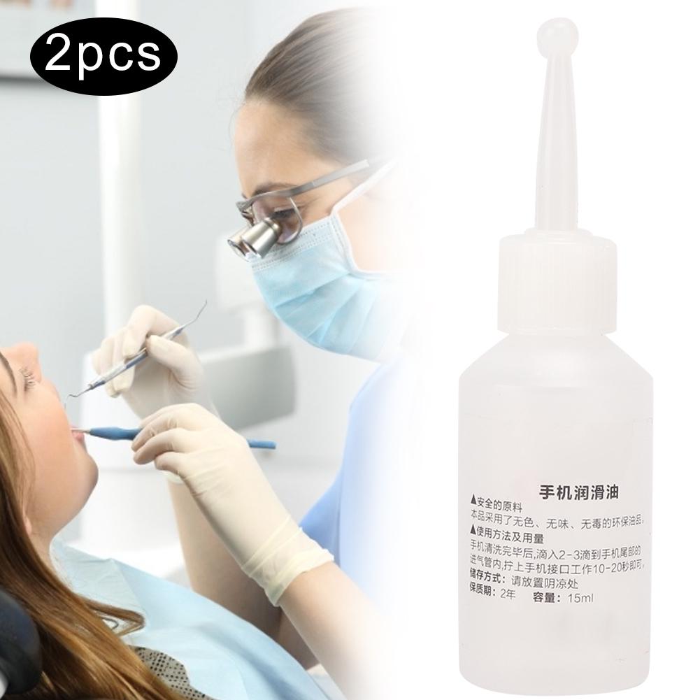 2pcs Dental Handpiece Lubricant Lube Oil for Dentist Handpiece Accessory
