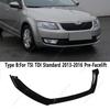 3 szt. Błyszczący Czarny Przedni Zderzak Wargę Spoiler Splitter Dyfuzor Dla Skoda Octavia A6 5E TSI TDI VRS 2013-2016 Pre-lci Bodykity