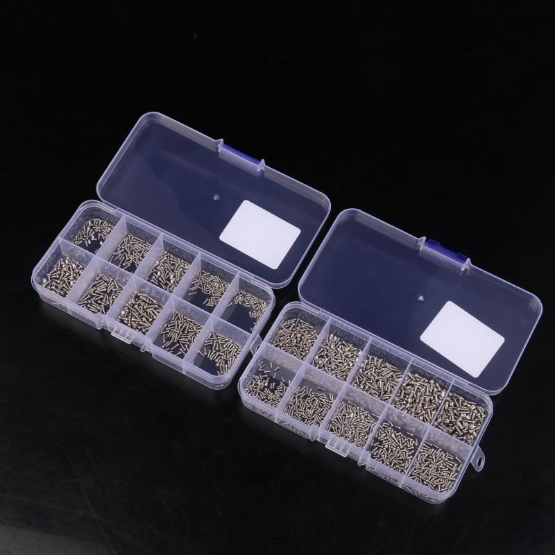 Self-tapping Screws DIY Accessories 600/1200PCS Mini Crosshead Metal Screws Classification Kit Miniature