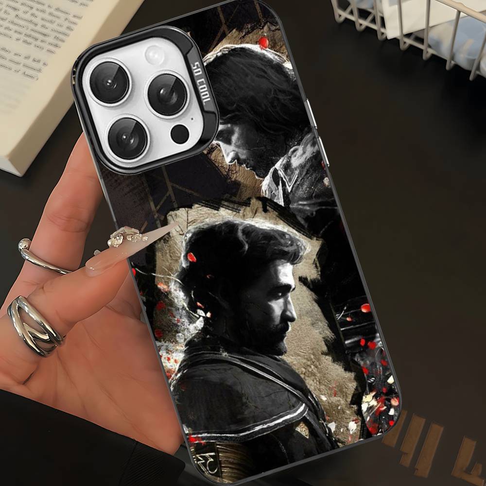 

RPG Game C-Clair O-Obscur E-Expedition 33 For Iphone 15 14 13 Plus 17 16 12 11 Pro Max Matte Colored Silver Luxury Phone Cover iPhone 17