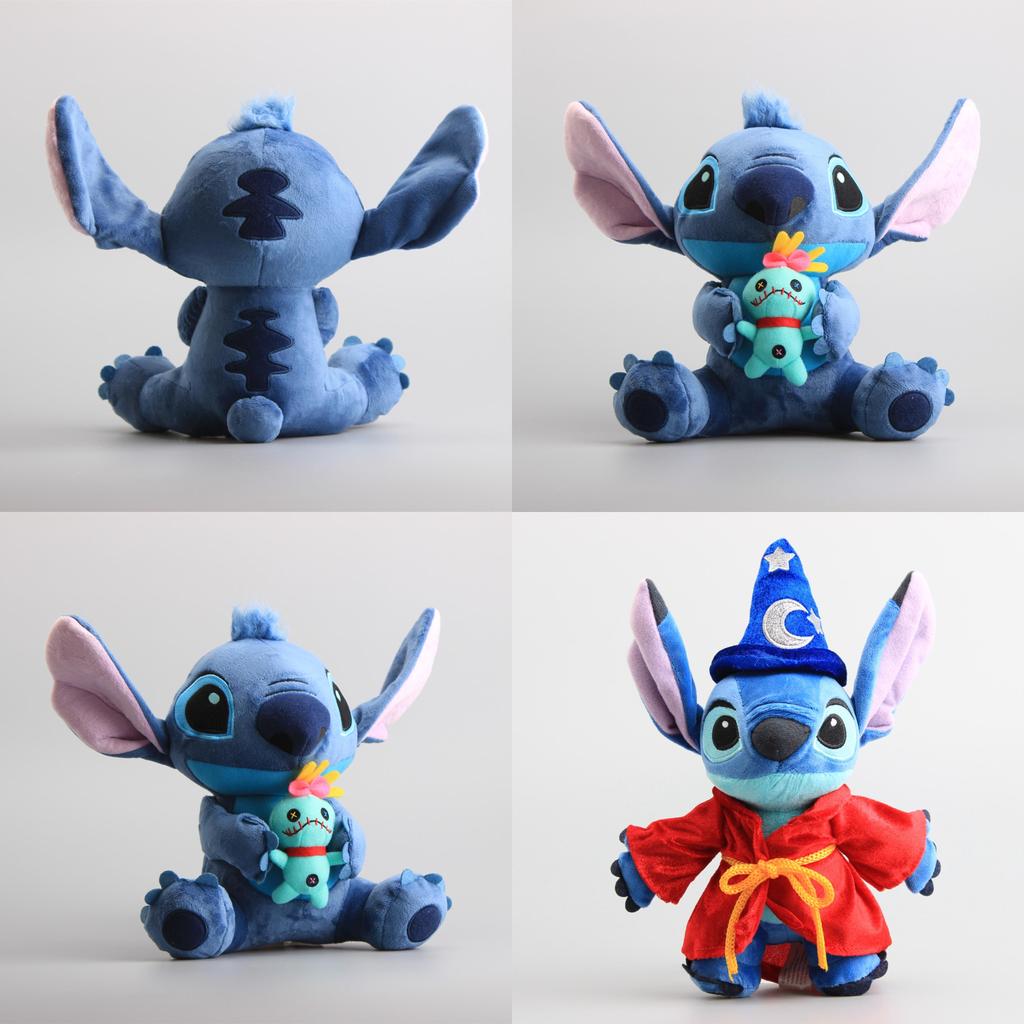 Disney Lilo Stitch Stitch And Scrump Adorable 25cm Soft Plush Stuffed Doll Toy