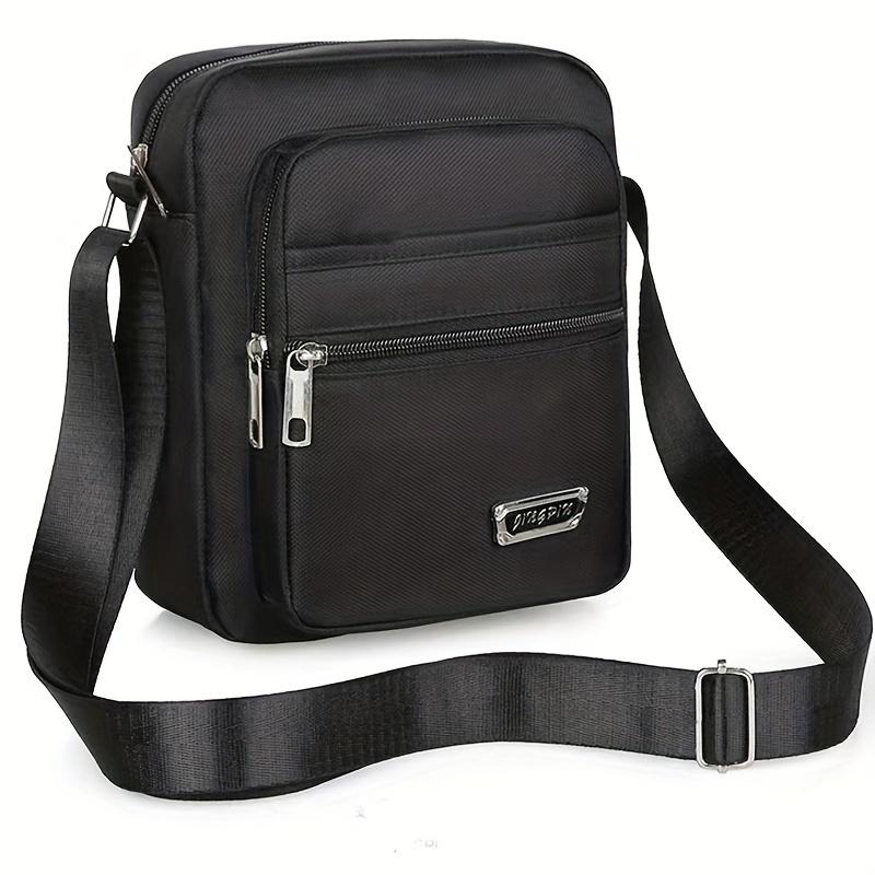 Fashionable casual Oxford Cloth men s shoulder bag, minimalist mailman bag