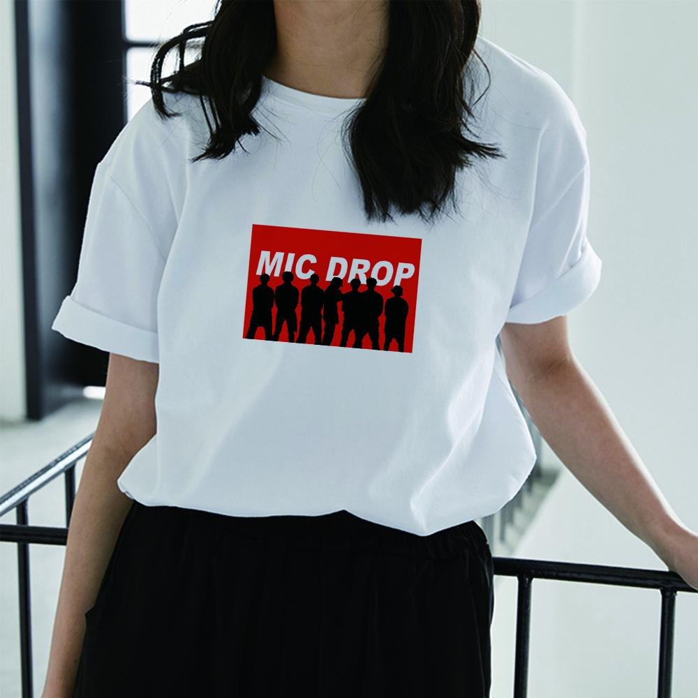 Bts Mic Drop Geometric Design Women'S T 