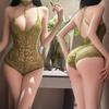 Ye Yu Sexy Underwear Lace Suspender Hollow Pajamas Pure Desire Temptation Perspective Backless Sexy Onesie 1022