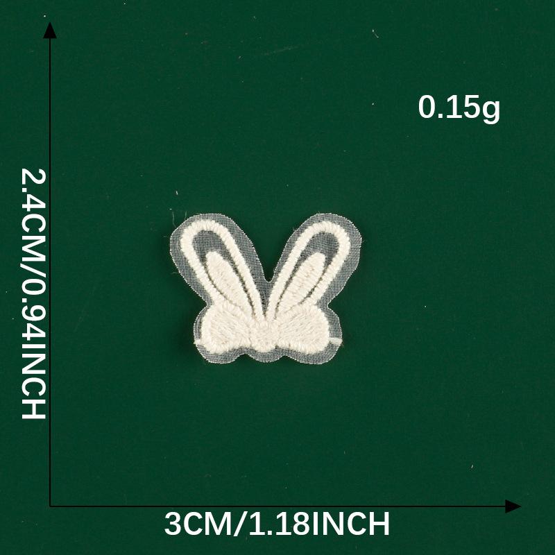Cartoon Lace Bow Lace Embroidery Sticker Diy Hand Account Accessories Accessories Brooch Hairpin Hair Accessories Accessories Cloth Sticker