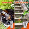2000W 3-in-1 Weeds Burner Electric Thermal Weeder Hot Air Weeds Grass Flame Durable Safe Garden Tool with 5 Nozzles