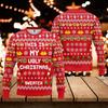 Herren 3D Weihnachtsdruck Rundhals Pullover Hoodie - Lässiges Langarm Oberteil