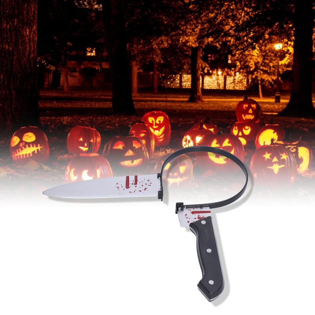 Urhomy Halloween Headband, Horror, Funny, Scary, Knife Headpiece, Cosplay Accessory, Knife Headband, Cosplay Accessory, Costume for School Festivals,