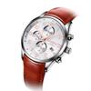 Seukolpion Neith Chronograph D-Buckle Leather Watch Sp3348L-Wrg