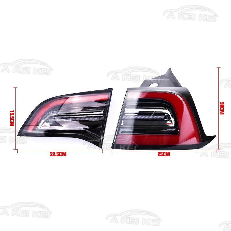 1502086-00-D LED Taillight Assembly For Tesla Model 3/Y - 2024 Tail Light Warning Brake Light Signal Lamp Stop Parking Light