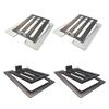 1/2Pcs Non-slip Speaker Riser Rack Tilted Speaker Support New Desktop Speaker Stands  Bookshelf Desk