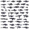 WWII Building Blocks Military Weapons Police Soldier Figure Accessories Model Brick Gun Cannon Launcher Bunker Outpost Toy X017