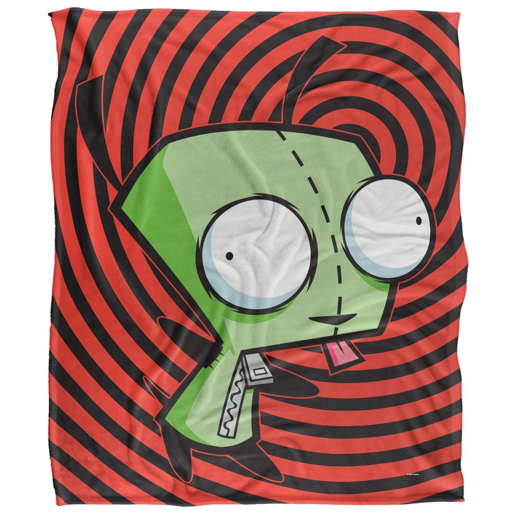 Invader Zim Silky Spiral Gir Supersoft Blanket