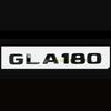 3D Silver Black GLA180 GLA200 GLA220d GLA250 GLA260 4Matic for X156 H247 Car Trunk Sticker