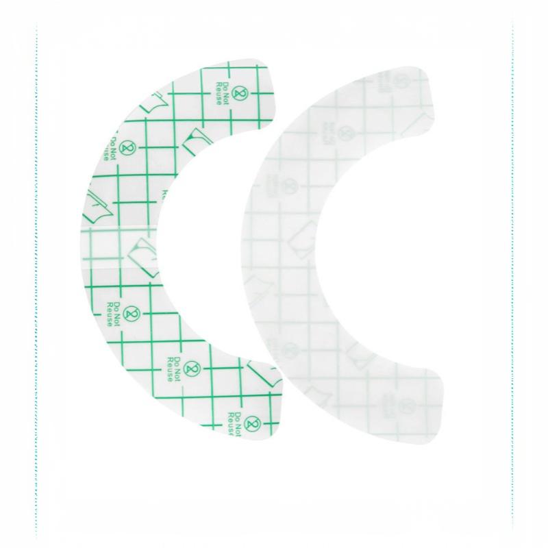 10Pcs Hydrocolloid Adhesive Seal Extender Strip Ostomy Barrier Strip Colostomy Bags Curved Ileostomy Tape For Stoma Urostomy Bag