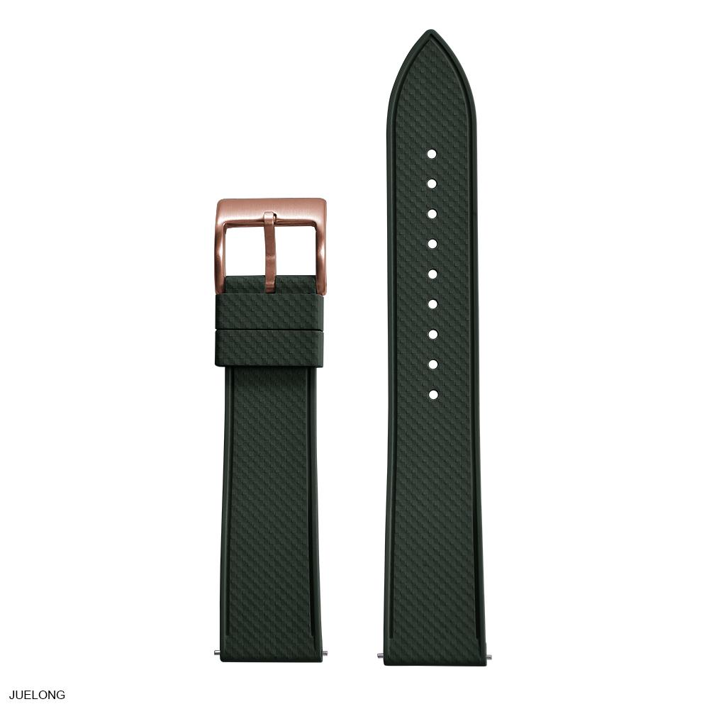 Premium Mosaik FKM Gummi Taucheruhr Armband 20mm 22mm Staubdicht Wasserdicht Schnellverschluss Für Herren Damen Taucheruhren